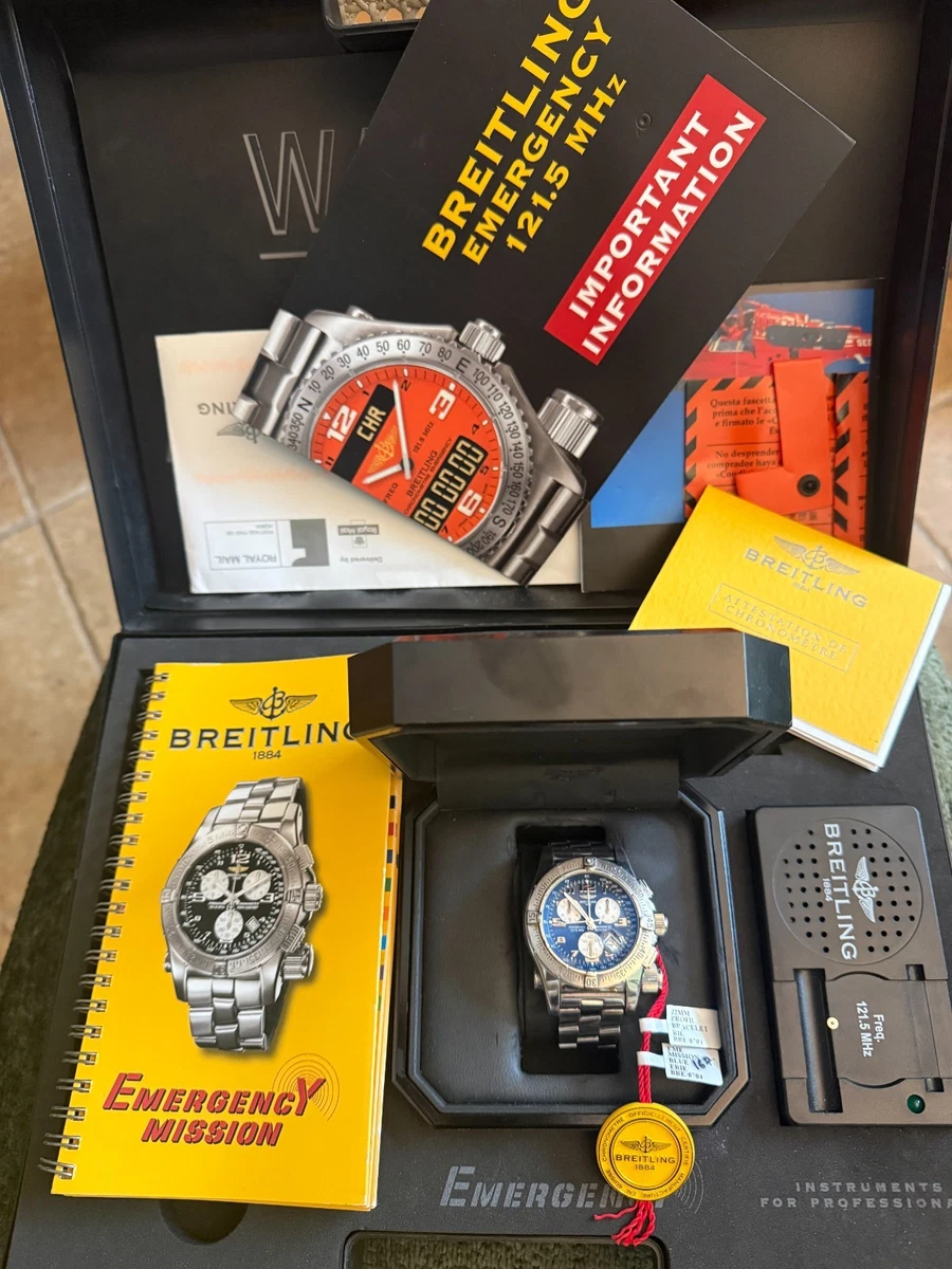 Breitling Emergency Stainless Steel Case Wristwatches for sale | eBay