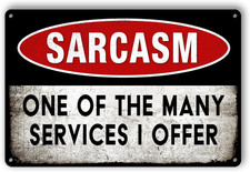 Funny Sarcastic Metal Tin Sign Man Cave Decor for Men Vintage Garage Sign Wall D