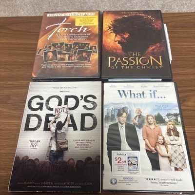 DVD Mixed Lot Bundle Christian Movies Religion What if The Passion Of Christ