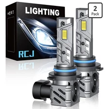 RCJ 9005/HB3 LED Fog Light Bulbs Plug-N-Play 6000K Cool White Pack of 2 New thumbnail 1
