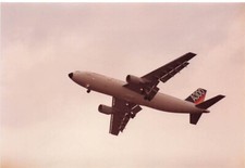 Foto Airbus A300 Flugzeug Farnborough 08.9.1984 Airshow ca. 10 x 15cm - scc5401a