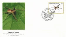 United Nations Geneva 497 FDC Fen Raft Spider