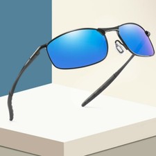 Aluminum HD Polarized Photochromic Sunglasses Men Retro Glasses Driving Eyewear