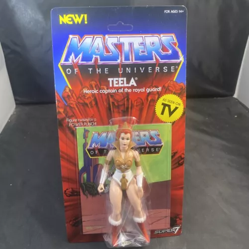 Super7 -  Masters of the Universe Origins Sized Filmation TEELA Unpunched Card