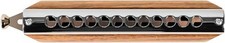 SUZUKI Chromatic Harmonica Gregor Series Wooden Cover Model G-48W