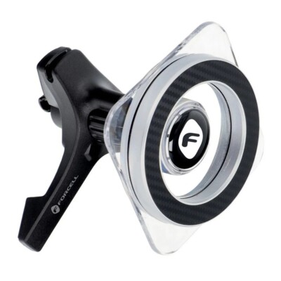 Forcell GRIP Mag Pro Autohalterung für Lüftung kompatibel mit MagSafe schwarz