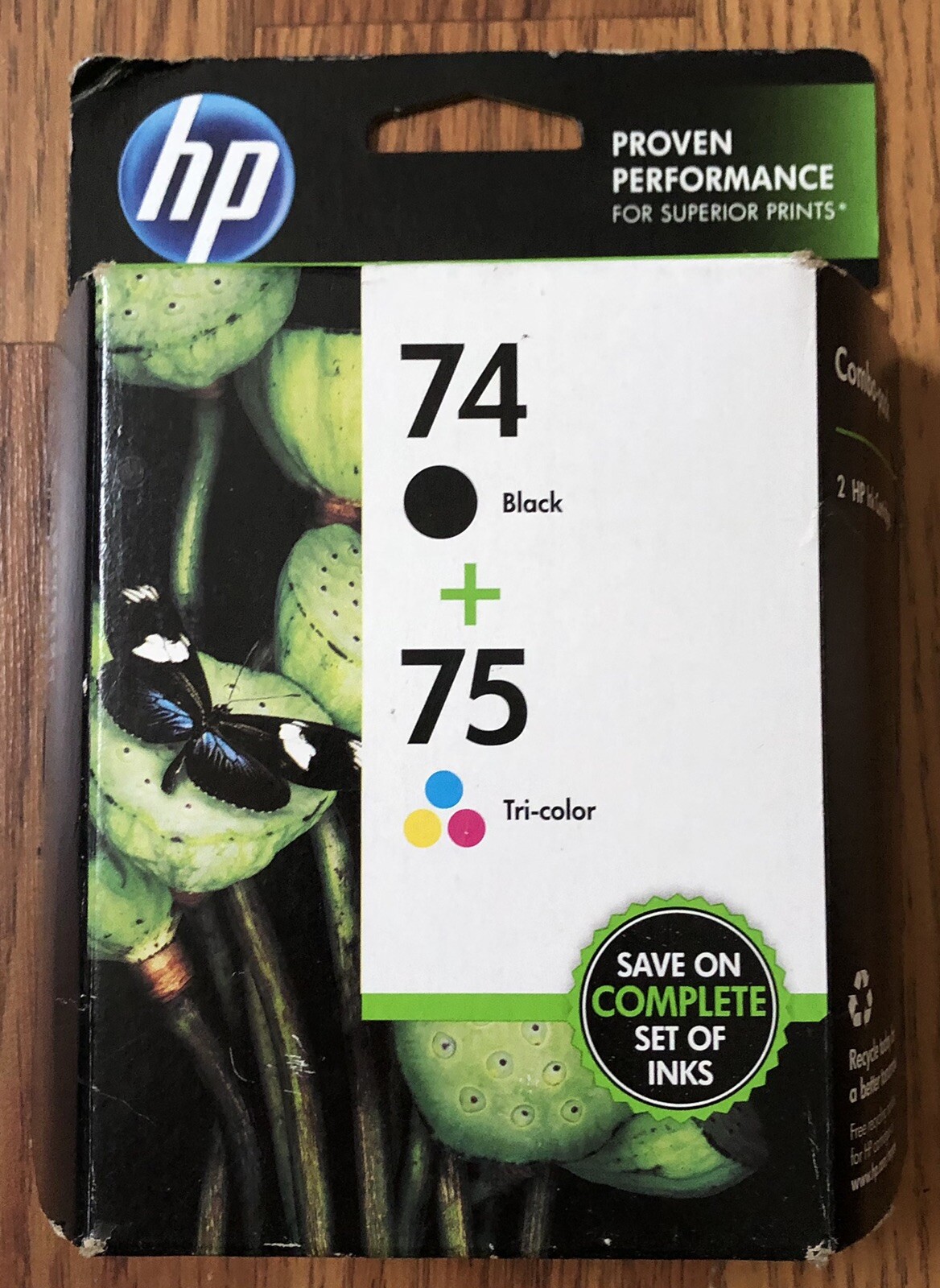 HP 61XL High-Yield Black & Tri-Color Ink Cartridge CZ138FN  -image