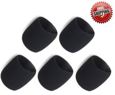 5 Pack A85WS Black Foam Windscreen for shure SM85 SM86 SM87A BETA87A BETA87C