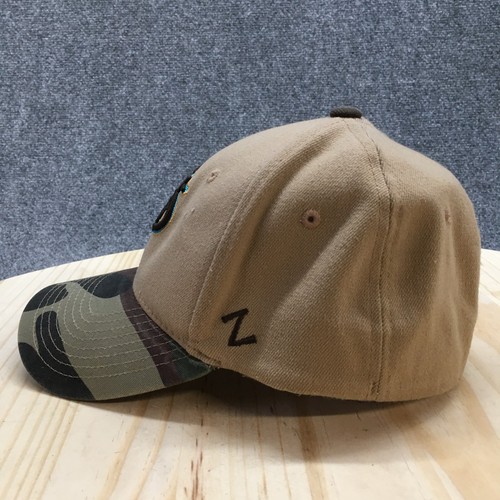 St Paul Saints MLB Fitted Baseball Cap Hat Mens Brown Camo OS Curved Brim Zephyr - Picture 4 of 11