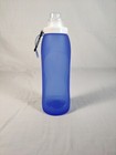BPA FREE Collapsible Water Bottle 17 fl oz Liquid Silicone Flip Lid Freezable