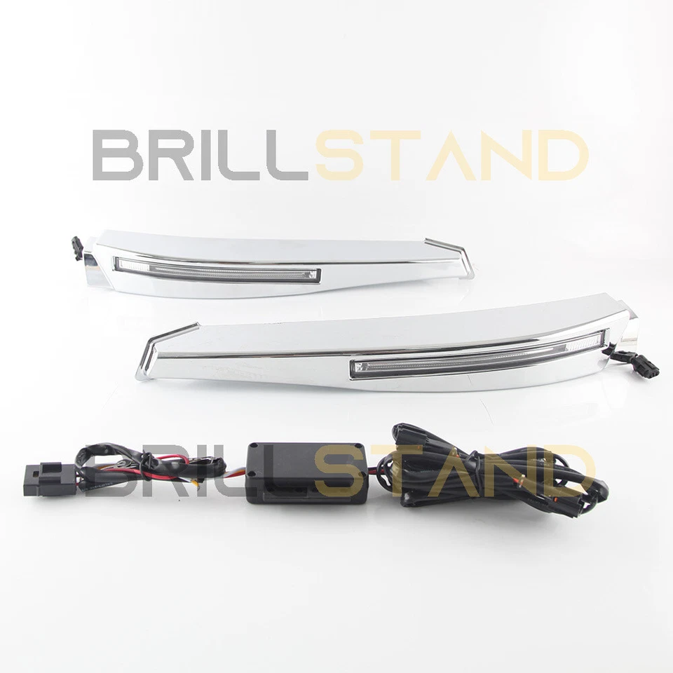 Luz de circulación diurna LED DRL para Jaguar XF 2008-2010 parachoques antiniebla Foto 2 de 4