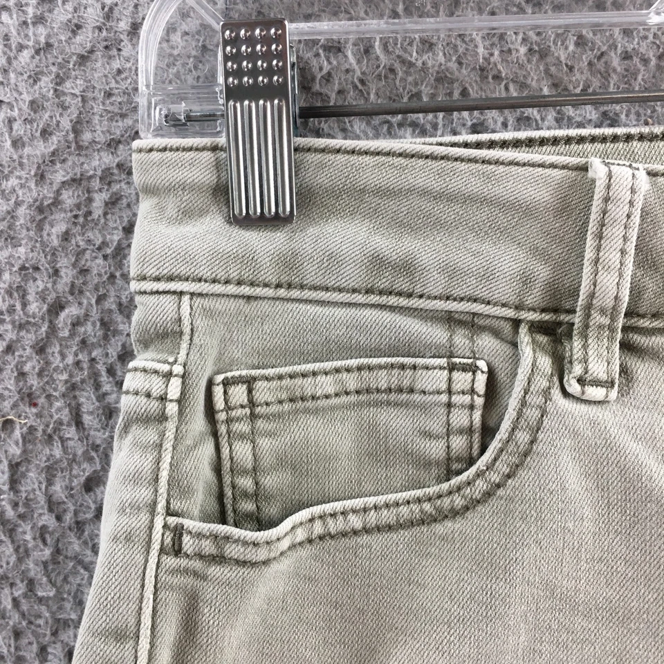 American Eagle Cut-off Shorts Womens 4 (Actual 28X4) Green Gray Low Rise Stretch - Image 4 of 4