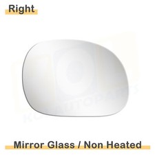 View Mirror Glass For 1997 1998 1999 Ford F-250 Passenger Right Side Convex 3232