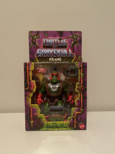 TURTLES OF GRAYSKULL KRANG Masters of the Universe MOTU 2024 New Unpunched - Picture 1 of 5