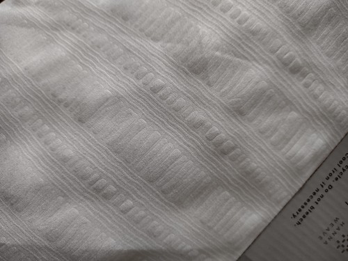 SHOWER CURTAIN By BINO WHITE MICROFIBER 70 X 72 NEW - Picture 5 of 5