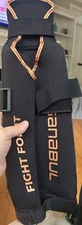 SANABUL Essential Hook and Loop Strap Kickboxing Muay Thai MMA Shin Guards S/M