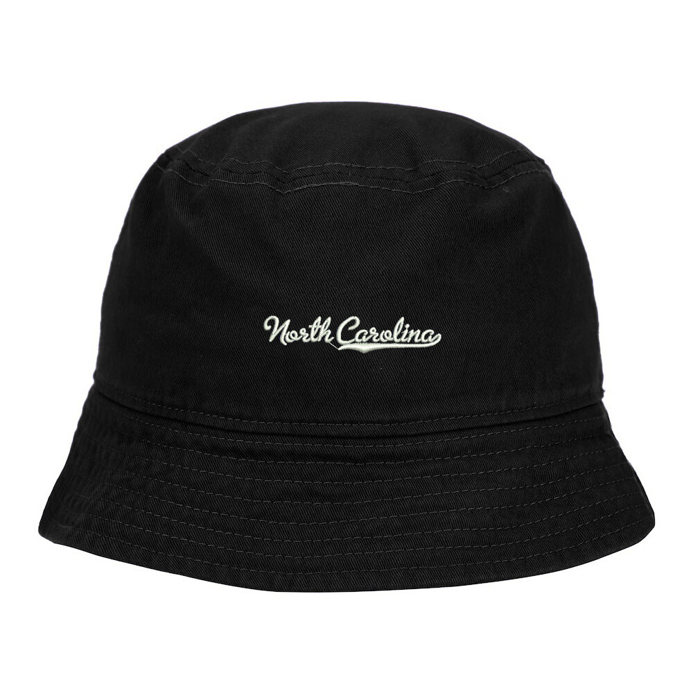 Bucket Hat for Men&Women North Carolina - NC Embroidered Cotton Beach Sun Hat-image