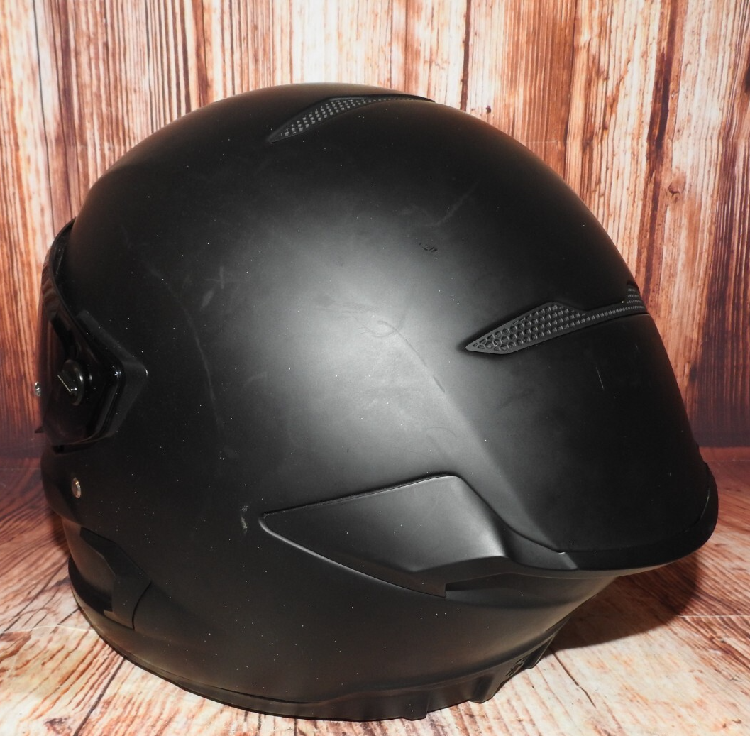 Large Ruroc ATLAS 3.0 Full Face Helmet, Matte black (no bluetooth