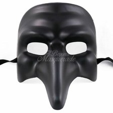 Venetian Unpainted Masquerade Ball Party DIY White Mask for Halloween Costume