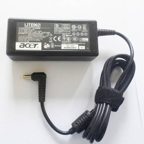 Caricabatterie adattatore CA originale per Acer Aspire One 532h-2575 532h-2223 532h-2242 65W - Foto 3 di 6