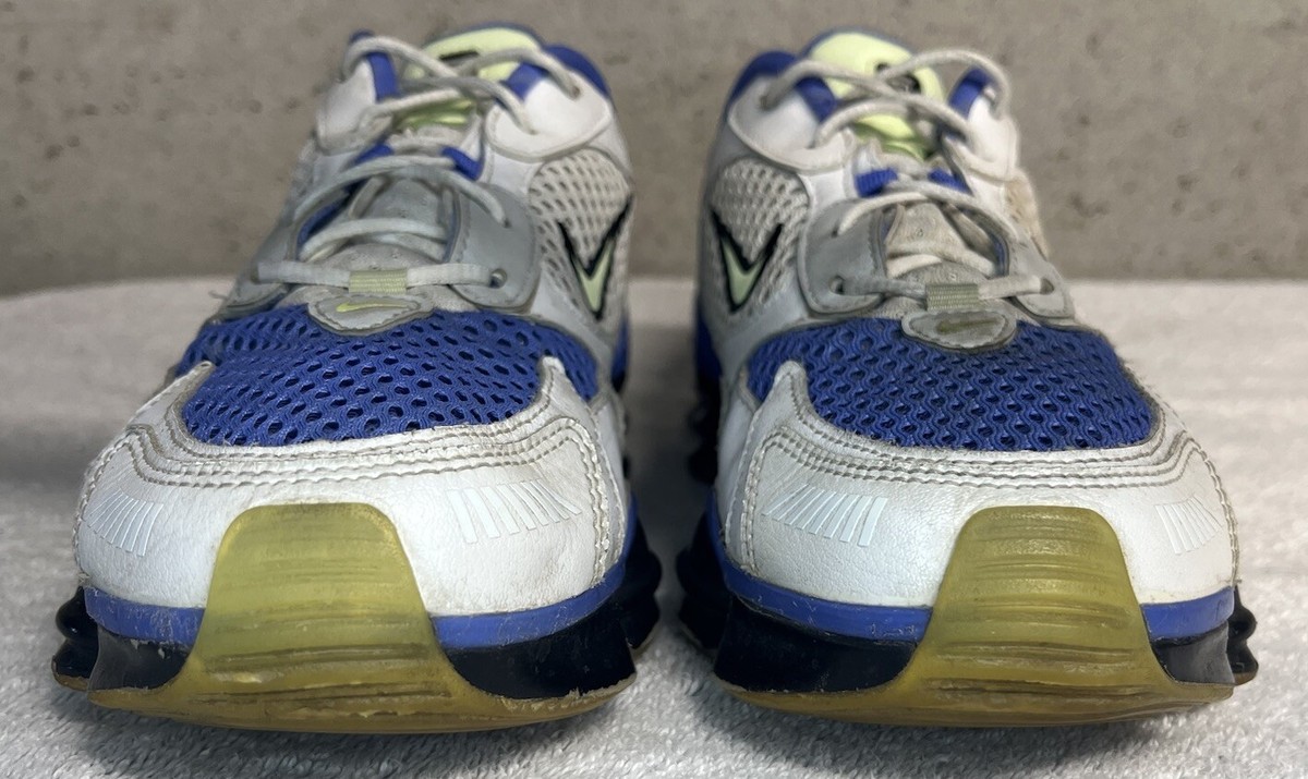 NIKE SHOX TL NOVA WHITE SAPPHIRE BLUE RUNNING SHOES CV3602-100