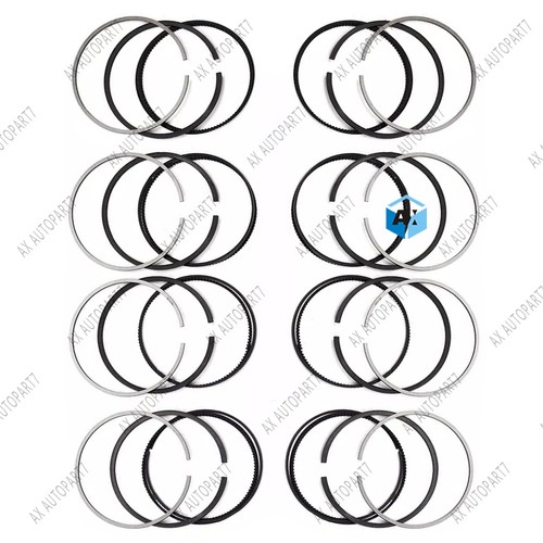 8pcs Piston Rings Set For BMW E63 E64 E53 E70 E60 550i 650i 750i X5 N62B48 4.8L - Picture 5 of 7
