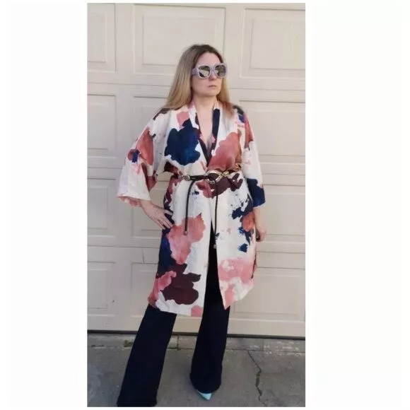 Smigre Har lært Blaze Samsøe Samsøe Women's Alrik Floral Watercolor Kimono Duster Multi Size Medium | eBay Smigre Har lært Blaze Samsøe Samsøe Women's Alrik Floral Watercolor Kimono Duster Multi Size Medium | eBay