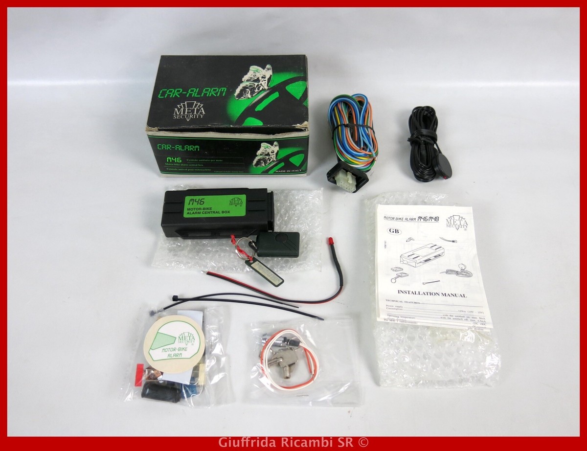 Universal Anti-Theft Alarm System Metasecurity Motorcycle M46