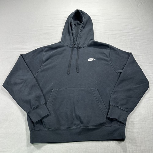 Nike Sportswear Sweatshirt Herren Medium Schwarz Hoodie Fleecepullover BV2654-010