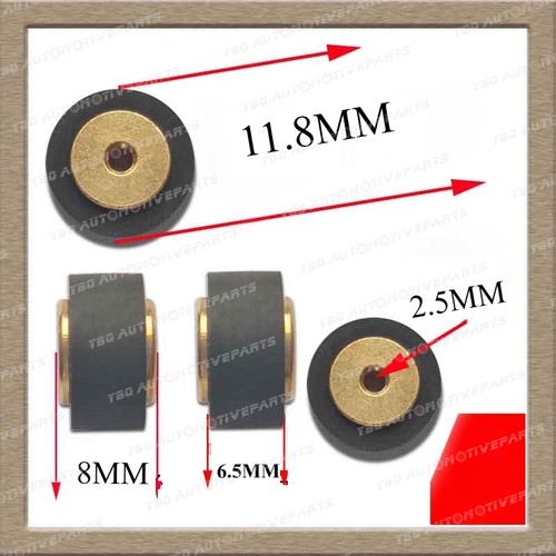 4pcs/set Copper Pinch Roller Tape Recorder Cassette for Sharp SONY Technics - Afbeelding 28 van 40
