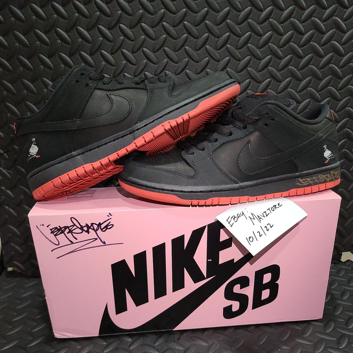Ese Inquieto Dictadura 8.5 Nike SB Dunk Low QS x Jeff Staple Black Pigeon 2017 LES 888412311996 |  eBay