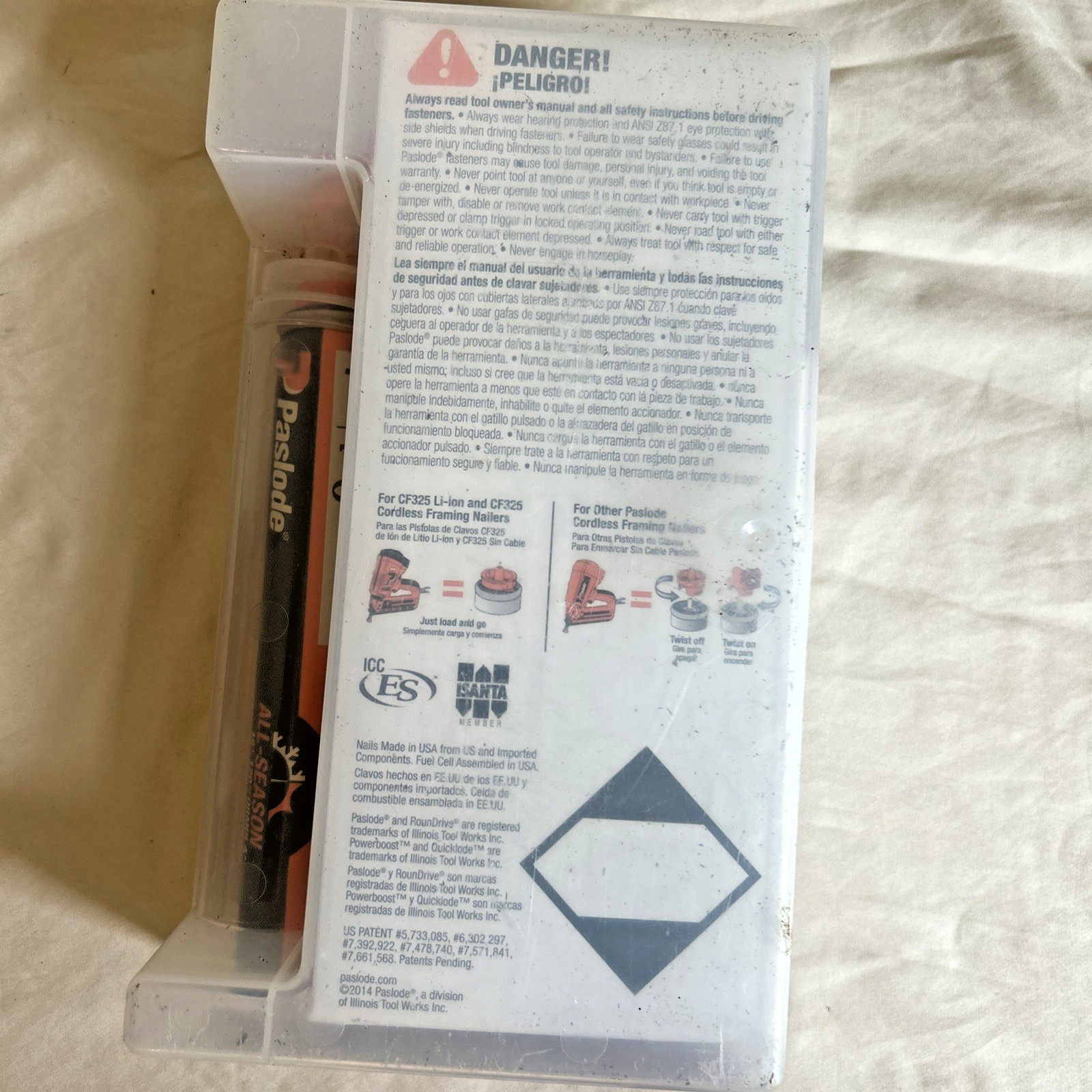 Lot of 3 Paslode Framing Nails Brite Interior 3" x .120" 1000 Smooth Qty 650524