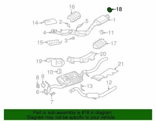Abrazadera de escape genuina Ford Explorer Mountaineer Explorer 2006-2010 6L2Z-5A231-A Foto 2 de 2