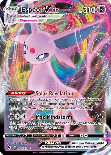 Espeon VMAX 065/203 SWSH07: Evolving Skies