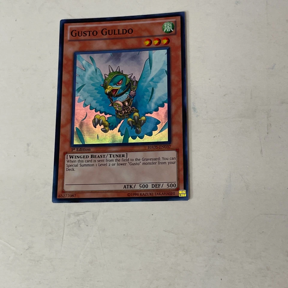 Gusto Gulldo HA05-EN037 YuGiOh! SUPER RARE Hidden Aresenal 5 - 1st Edition - Image 2 of 4