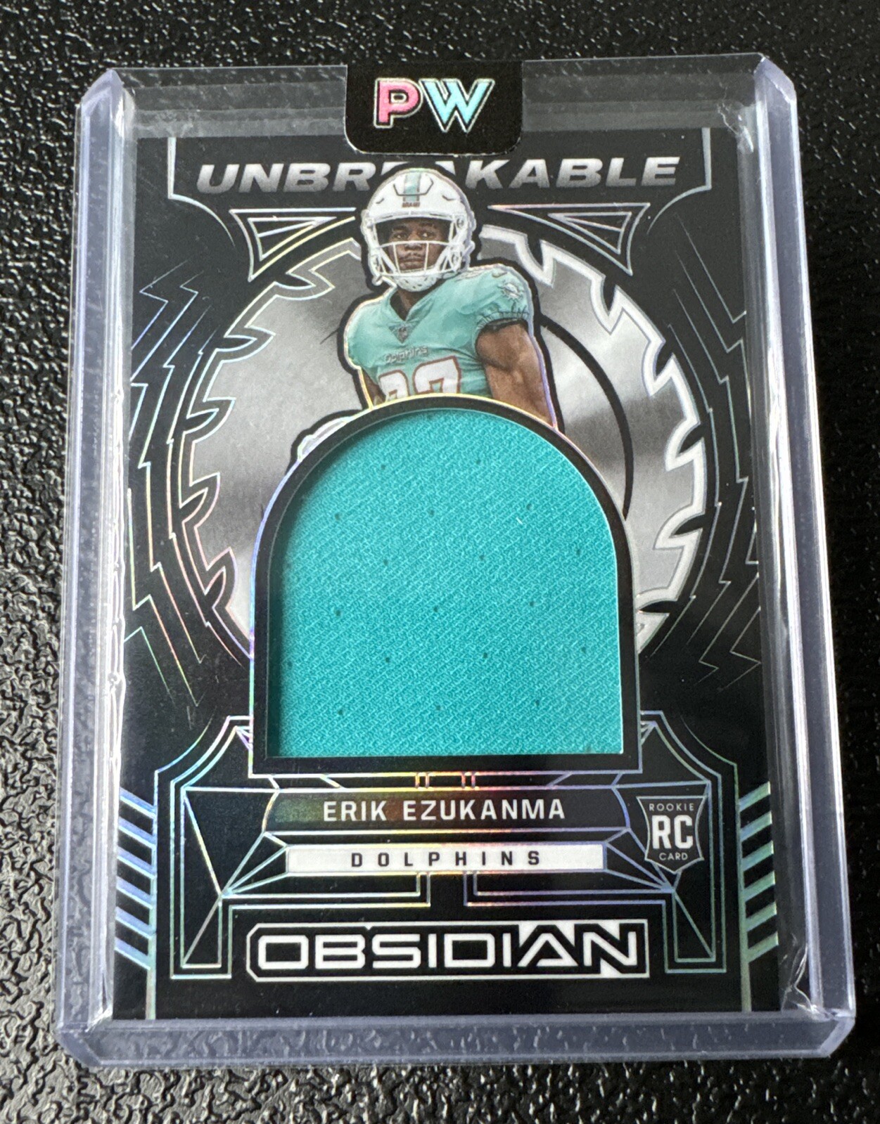 2022 Panini Obsidian Erik Ezukanma Rookie Patch RC Unbreakable Materials SP /125