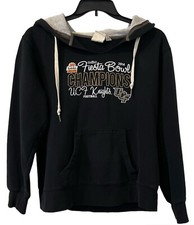 UCF Knights Hoodie XL 2014 Tostitos Fiesta Bowl Champions Black Drawstring