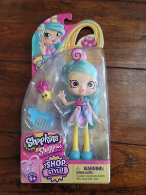Shopkins Shoppies Shop Style Lolita Pops Libby Lolly Jar Doll Toy New  RARE!
