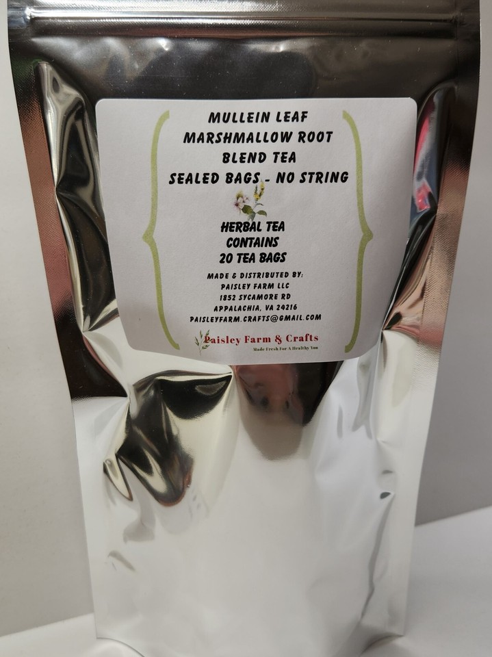 FreshDrinkUS StrongerLungs 20 Tea Bags - Mullein Leaf