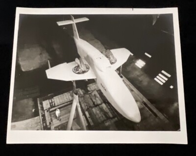 1966 XV-5A FAN-IN-WING CONCEPT SPECIAL INTEREST CANDID PHOTO NASA BLUE BACK