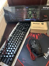 BlueFinger Gaming Keyboard and Mouse ComboGaming Mouse and Keyboard USB Wired