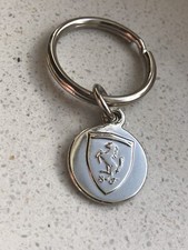Vintage Ferrari Shell Logo Metal Keyring Keyfob Vintage Ferrari Shell Logo Metal Keyring Keyfob
