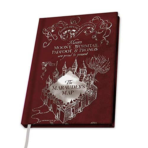 Harry Potter - A5 Notebook Marauder`s Map Acc Neu