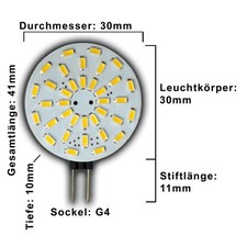 3x G4 2 Watt 12V AC/DC dimmbar warmweiß 120° LED Leuchtmittel Halogenersatz