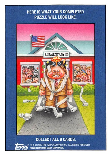 GARBAGE PAIL KIDS 2020 TARDE TO SCHOOL BORDO VERDE PARALLELO PICK-A-CARD GPK W@W - Foto 241 di 401