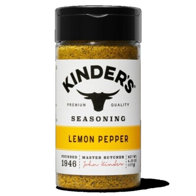 Lemon Pepper Seasoning & Rub Dinners Grilling House Dining Chicken Pork 6.25 Oz