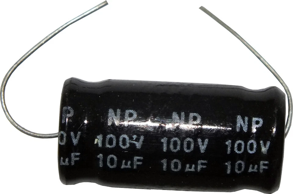 CONDENSATORE PER TWEETER 10 uF 100 V NON POLARIZZATO. CONDENSATORI 5 PEZZI - Immagine 2 di 2