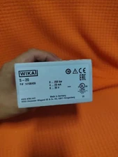1PCS NEW S-20 0…250bar Pressure sensor wika