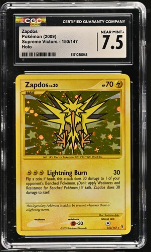 Zapdos graded CGC 7.5 for sale on eBay