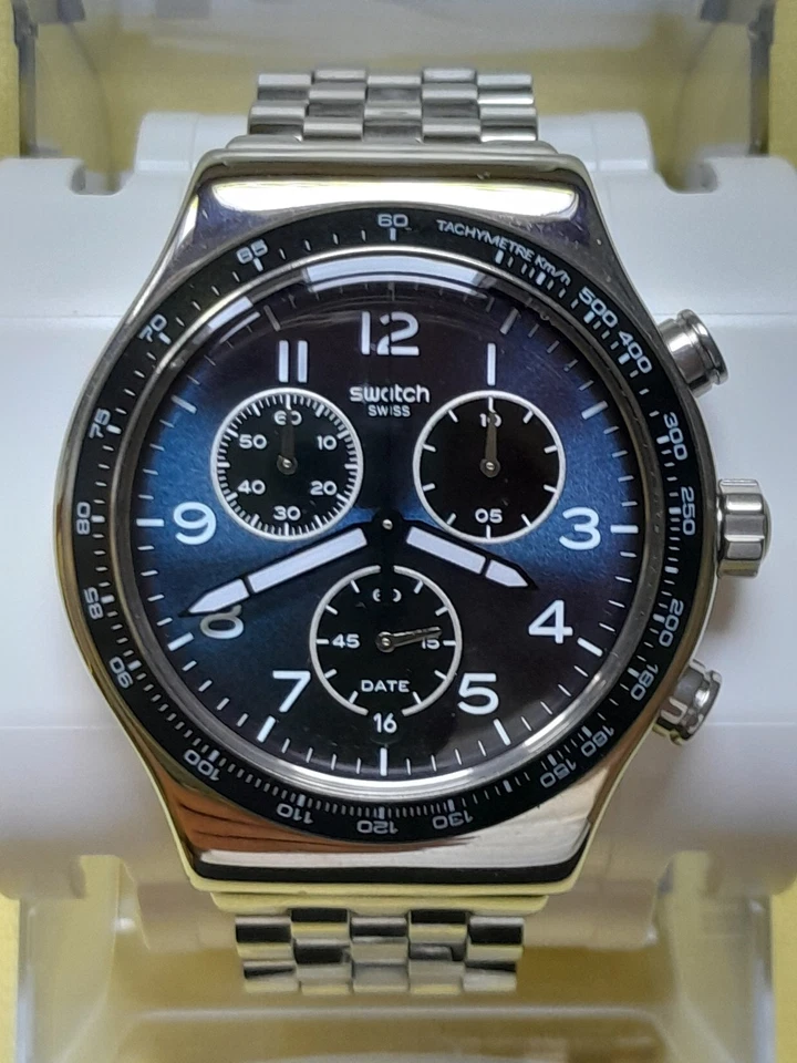 CRONOGRAFO SWATCH CHRONO YVS423G BOXENGASSE - ORIGINALE - 1^ EDIZIONE (2^ GC) - Immagine 2 di 4